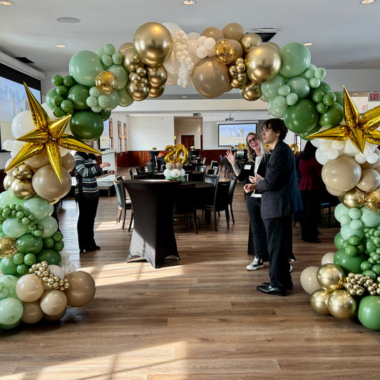 Premium Organic Walk-Through Balloon Arch & Event Entrance