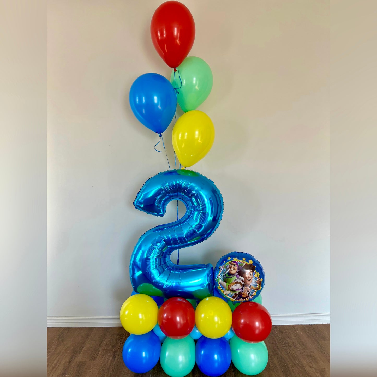 Toy Story Inspired Balloon Marquee & Number Stack | Calgary Birthday Delivery