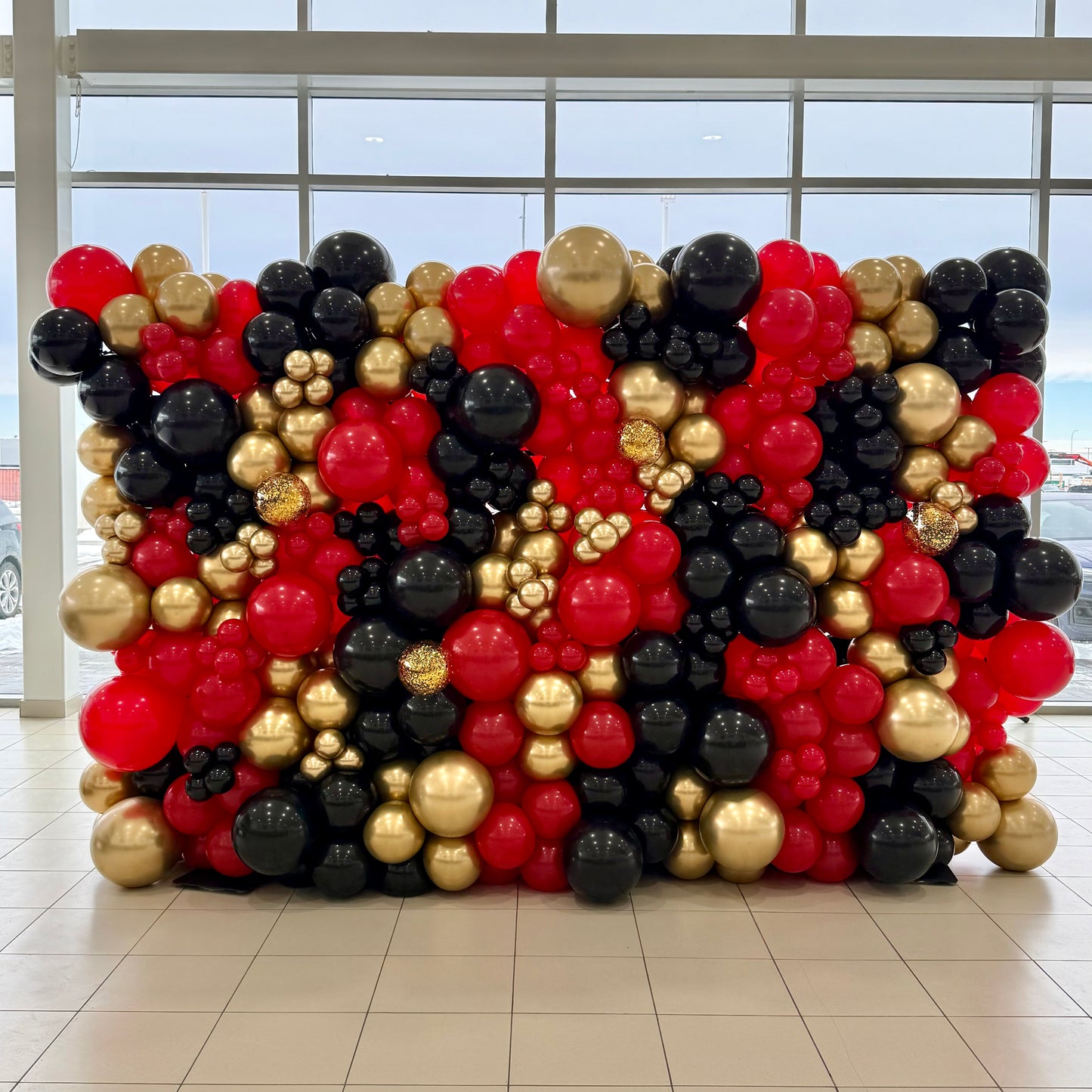 "Corporate Prestige" 8x10ft Organic Balloon Wall & Photo Backdrop