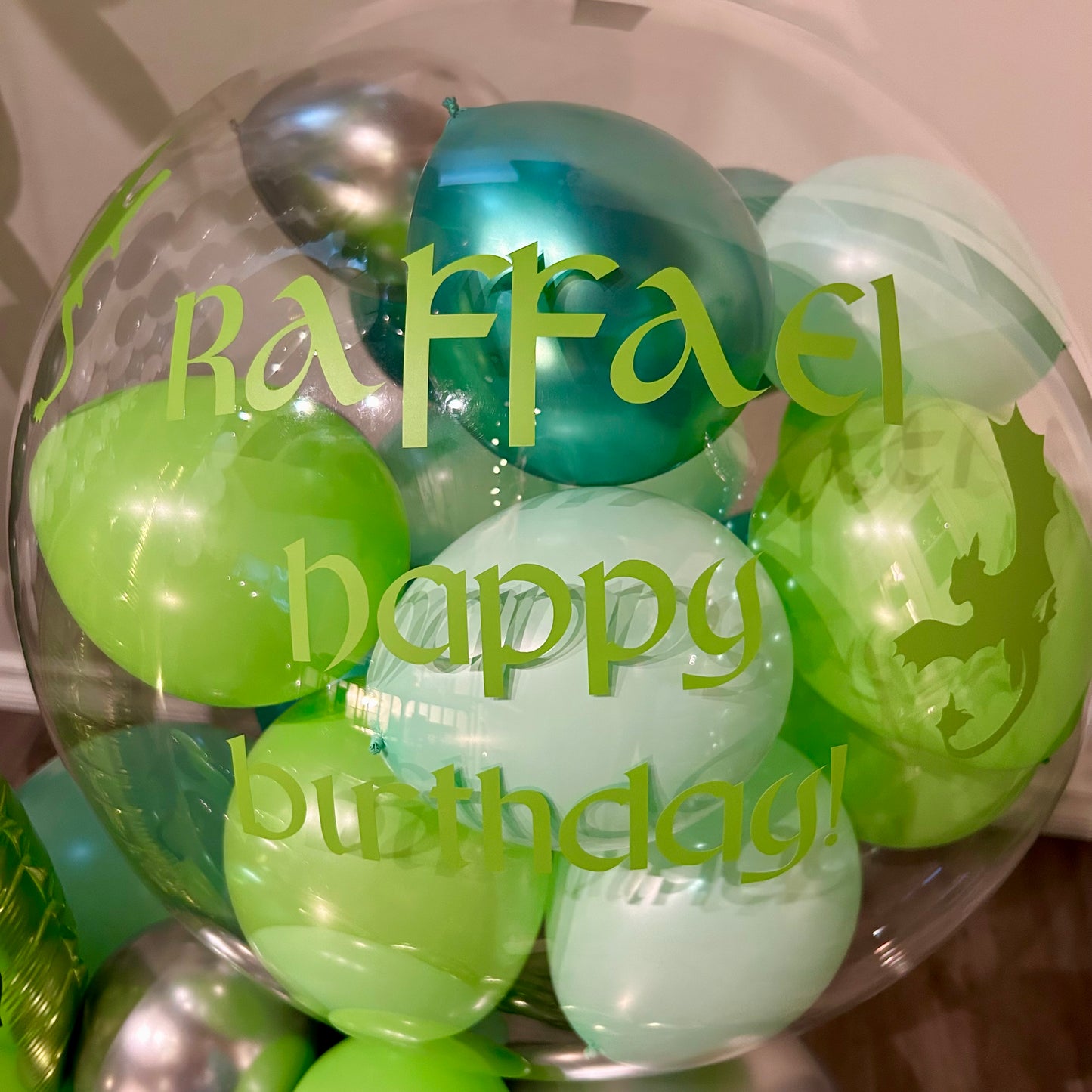Night Fury Dragon Inspired Balloon Marquee & Sculpture Set | Calgary Birthday Decor
