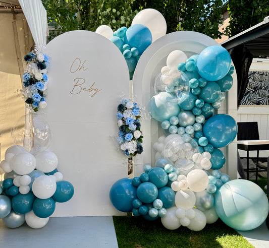 7ft Premium 3D Step Arch (Walk-Through Backdrop) - Rental
