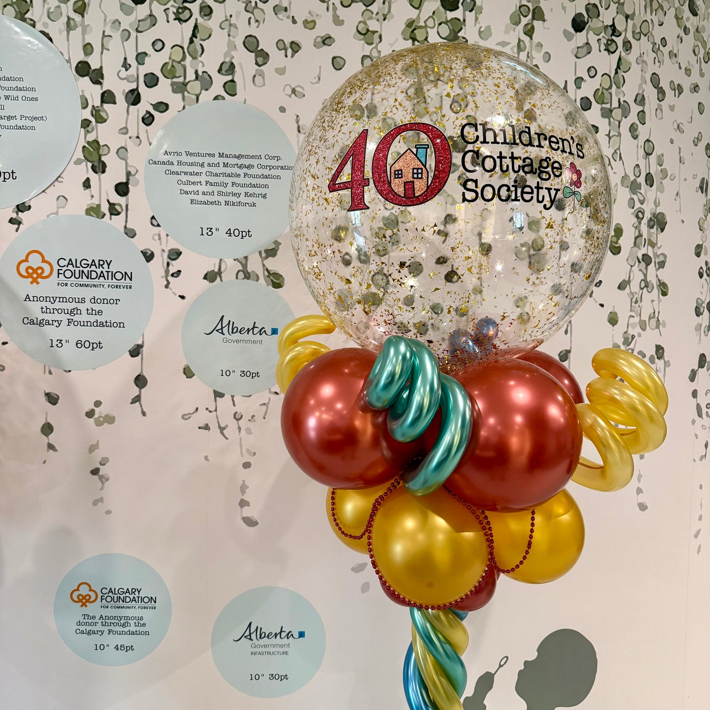 Bespoke Sculpted "Lollipop" Balloon Columns | Corporate & Thematic Decor Calgary