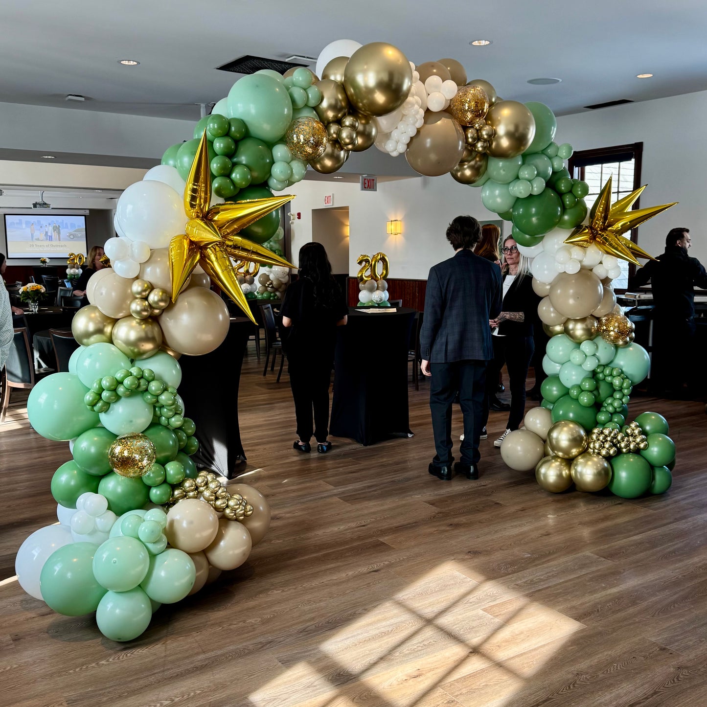 Premium Organic Walk-Through Balloon Arch & Event Entrance