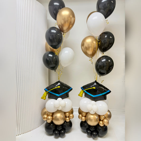 Graduation Cap Balloon Bouquet & Structural Base | Calgary Grad Decor