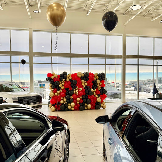 "Corporate Prestige" 8x10ft Organic Balloon Wall & Photo Backdrop