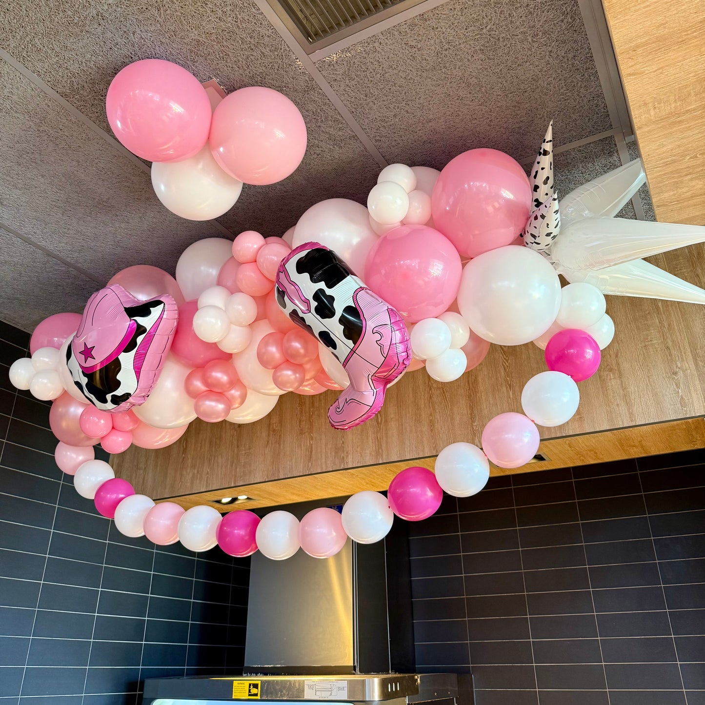 Pink Cowgirl Wall Garland | Calgary Stampede & Bachelorette Decor