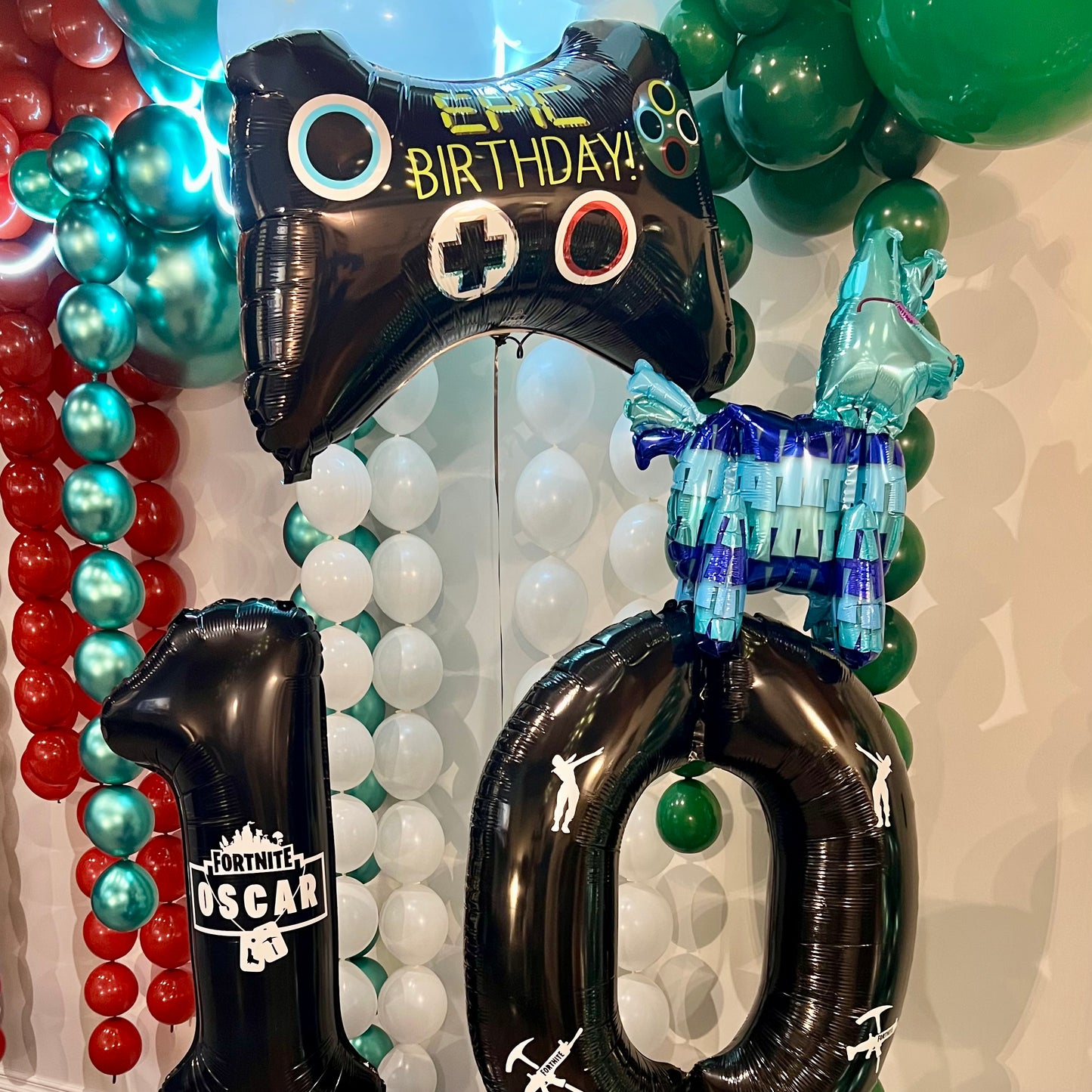 Battle Royale Gamer Double Digit Balloon Marquee | Calgary Birthday Decor