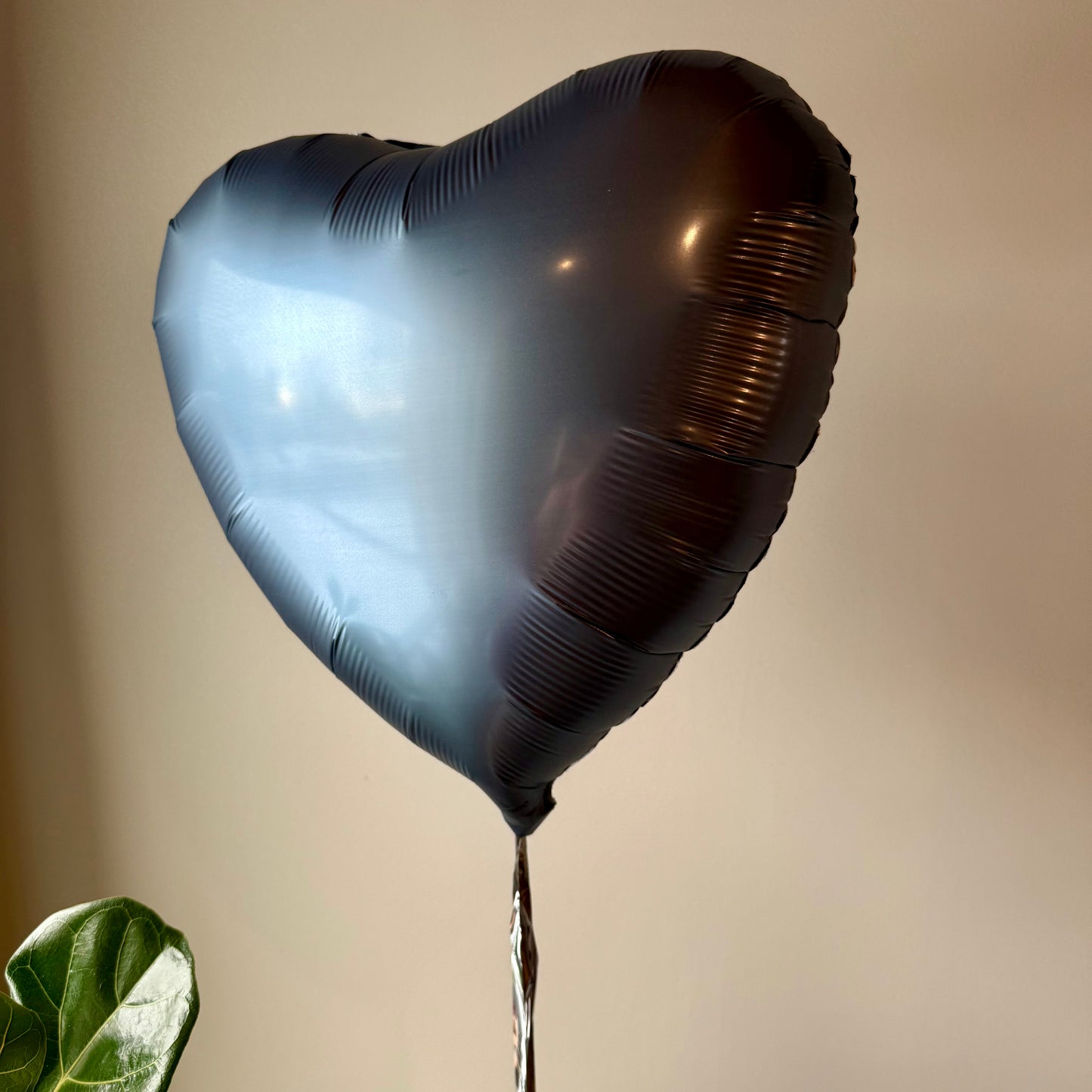 "Midnight Glass & Silver" Custom Helium Ceiling Set with Jumbo Bobo