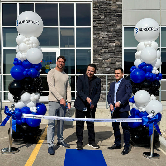 Oversized Organic Balloon Pillar with Custom Logo | Calgary Corporate Event Decor