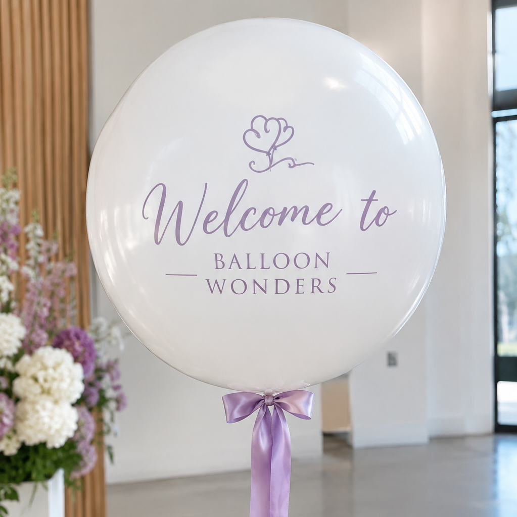 24" Jumbo Custom Logo Balloon - Helium