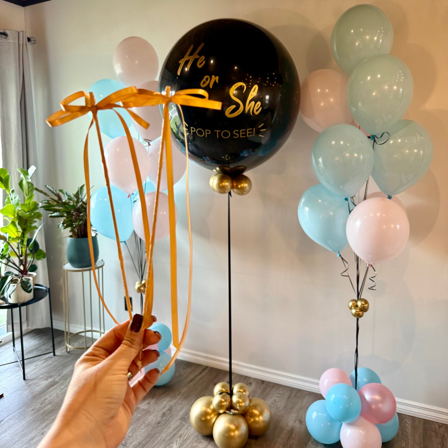 "Pop to See!" Premium Jumbo Gender Reveal Balloon Set
