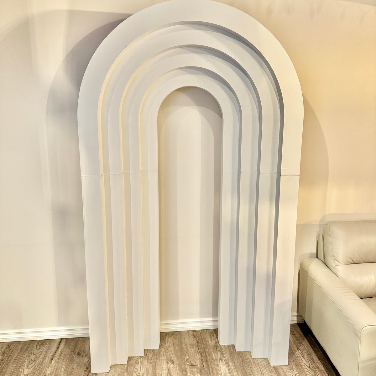 7ft Premium 3D Step Arch (Walk-Through Backdrop) - Rental