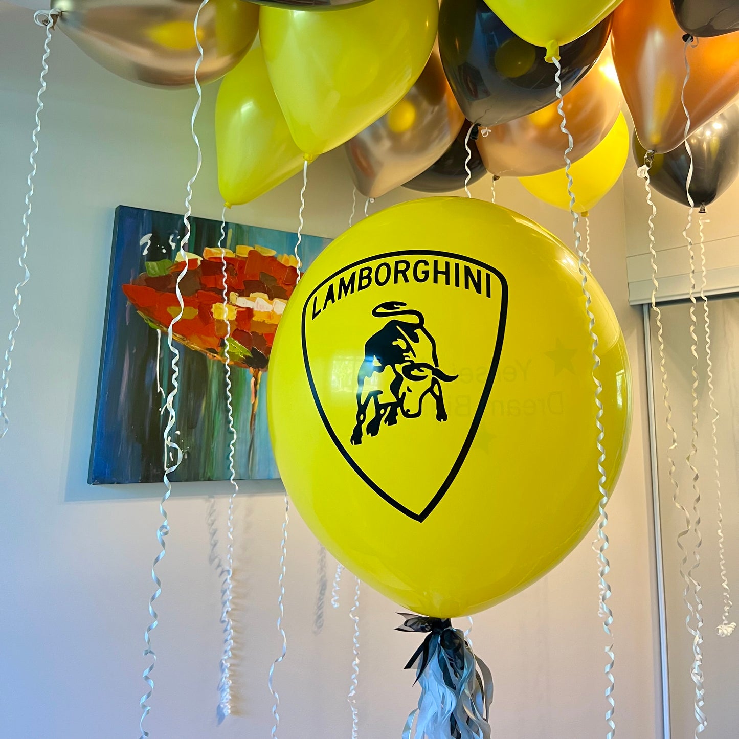 Supercar Inspired Ultimate Room Makeover Package | Calgary Birthday Decor