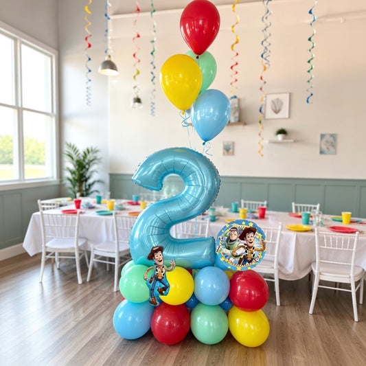 Toy Story Inspired Balloon Marquee & Number Stack | Calgary Birthday Delivery