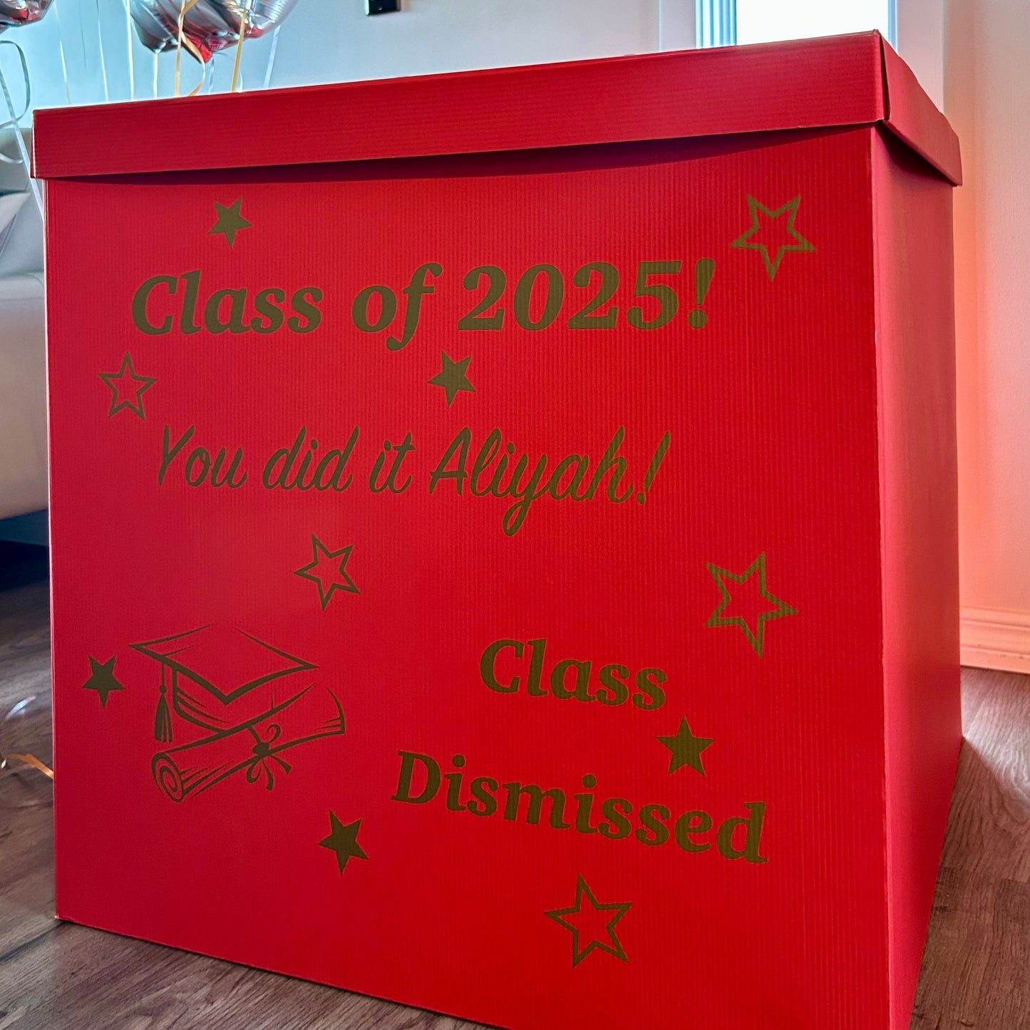 Giant Surprise Gift Box for Graduation | Calgary Graduation Gift & Reveal