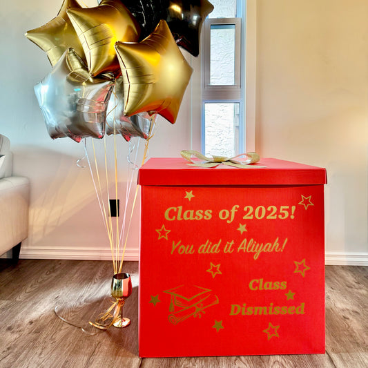 Giant Surprise Gift Box for Graduation | Calgary Graduation Gift & Reveal