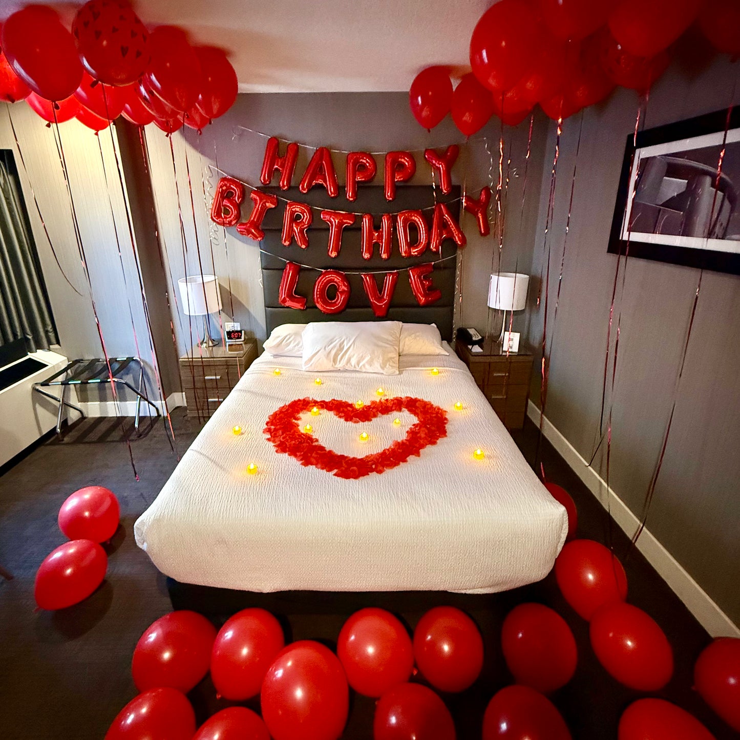 "Ruby Romance" Room Decor & Birthday Surprise Package
