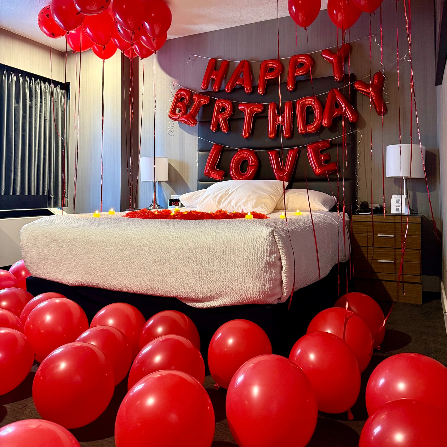 "Ruby Romance" Room Decor & Birthday Surprise Package
