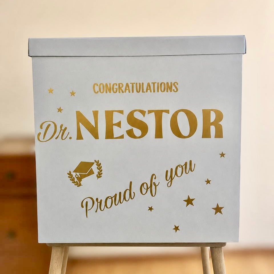 Graduation surprise white box