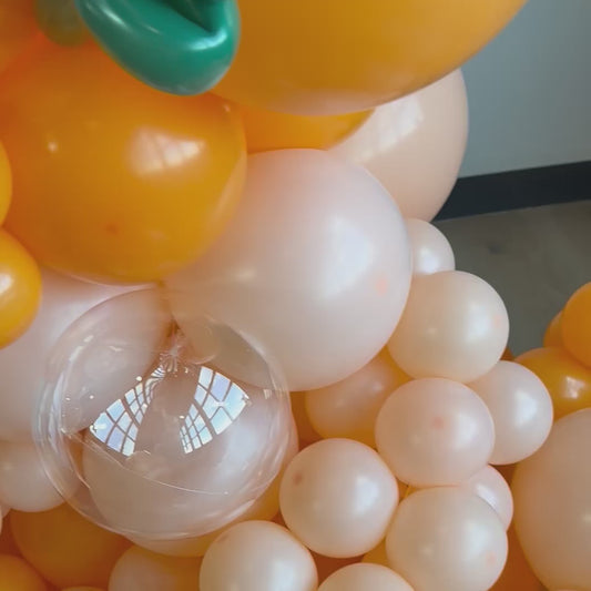 "Little Cutie" Baby Shower Photo Zone & Custom Balloon Arch