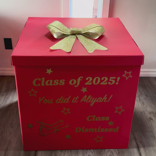 Giant Surprise Gift Box for Graduation | Calgary Graduation Gift & Reveal